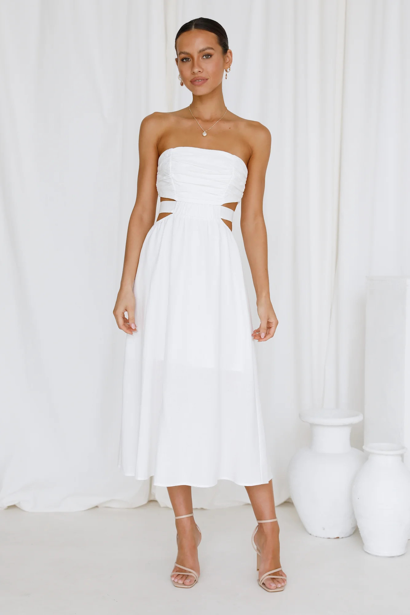 Sublime Lover Maxi Dress White | Hello Molly (AU)