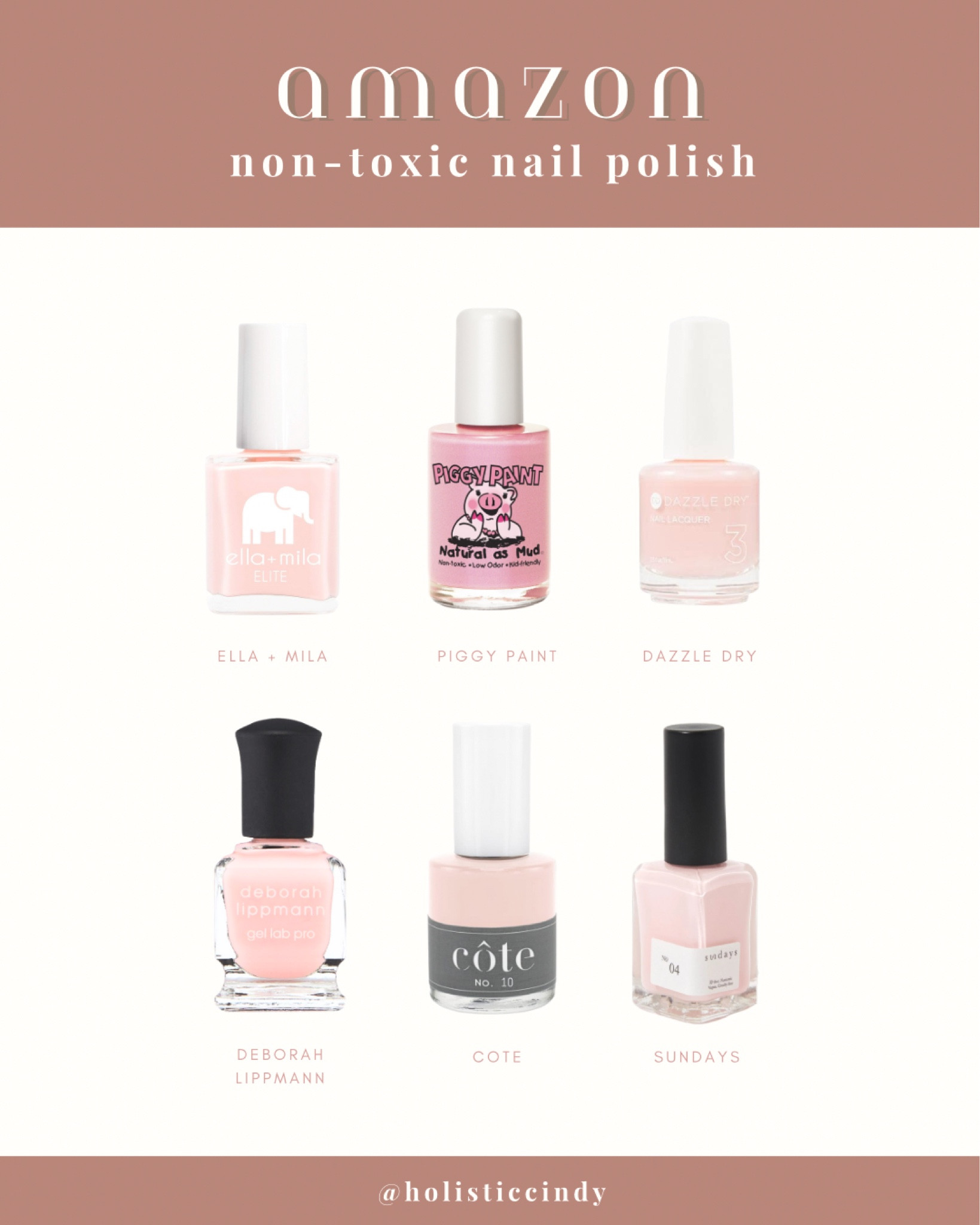 Elevate your nail game with non-toxic nail polish from Amazon! 💅💕 Experience vibrant colors and long-lasting shine without harmful chemicals. Explore these non-toxic beauty picks today!

#LTKfamily #LTKstyletip #LTKbeauty