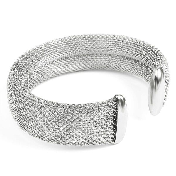 Women's Stainless Steel Mesh Cuff Bracelet | Bed Bath & Beyond