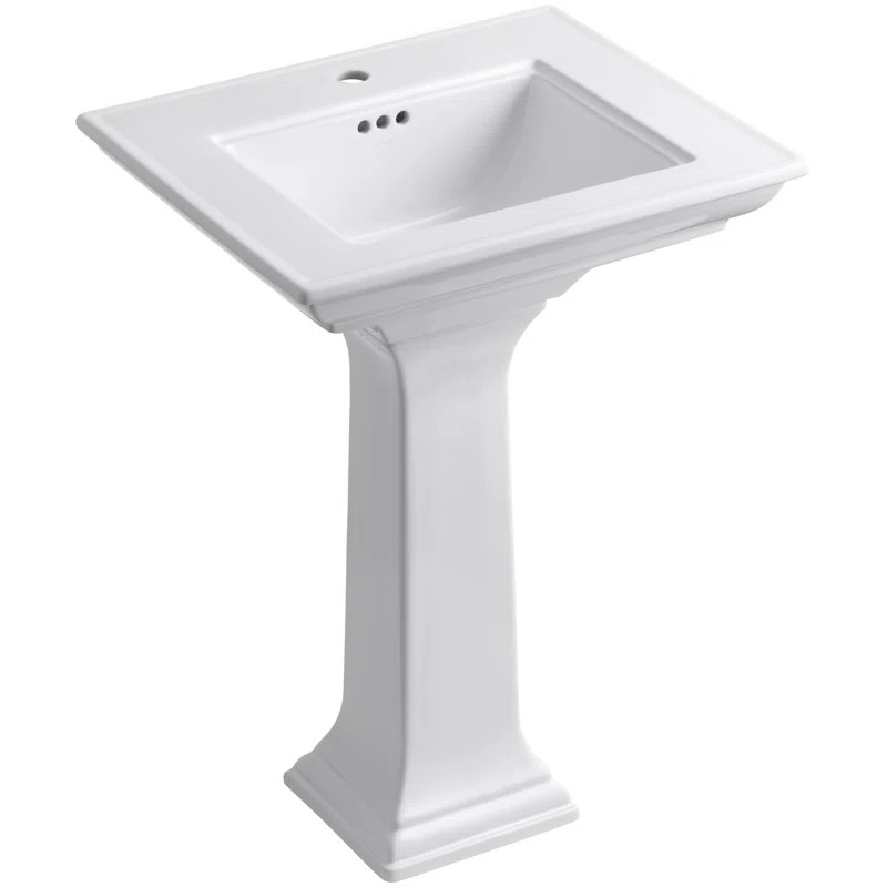 2344-1-0 Memoirs® Stately 24" Pedestal Bathroom Sink with 4" Centerset Faucet Holes | Wayfair North America
