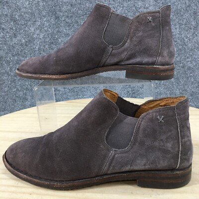 Trask Boots Womens 8 M Allison Casual Chelsea Ankle Bootie 36-0999 Brown Suede | eBay US