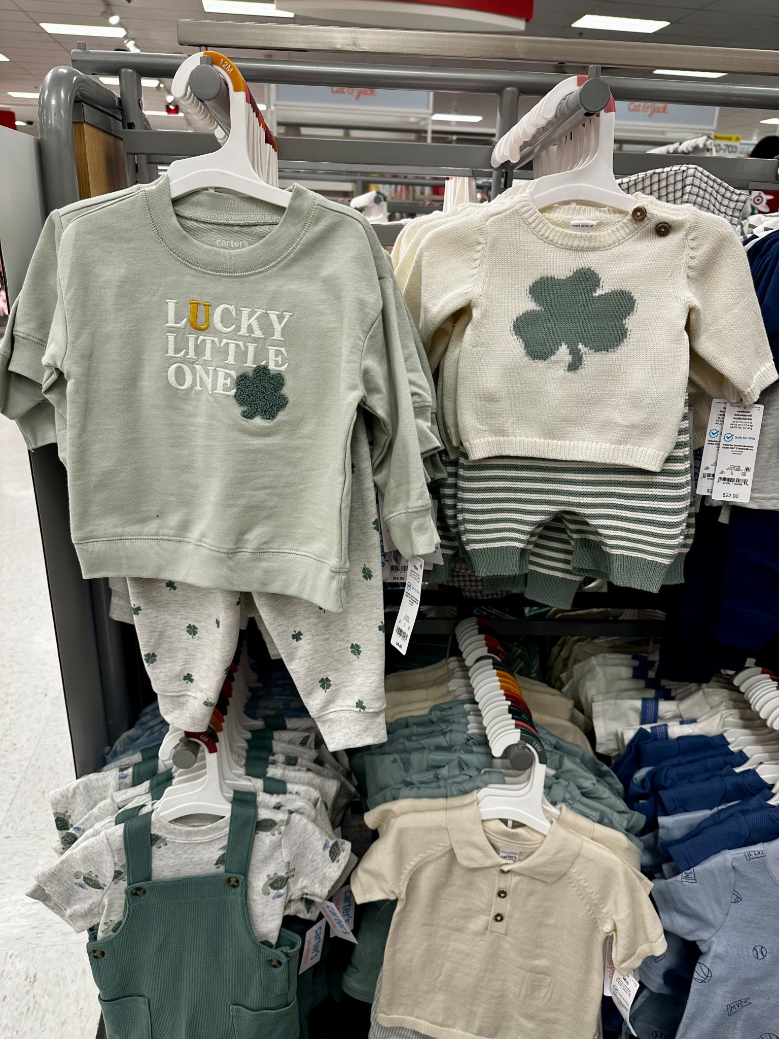 @Target Target st Patrick’s day @Carters baby finds! Adore the cute sets for st pattys day 🍀 

#stpatricksday #babyootd #targetbaby #targetsets #carters 


#LTKBaby #LTKSeasonal #LTKmomlife