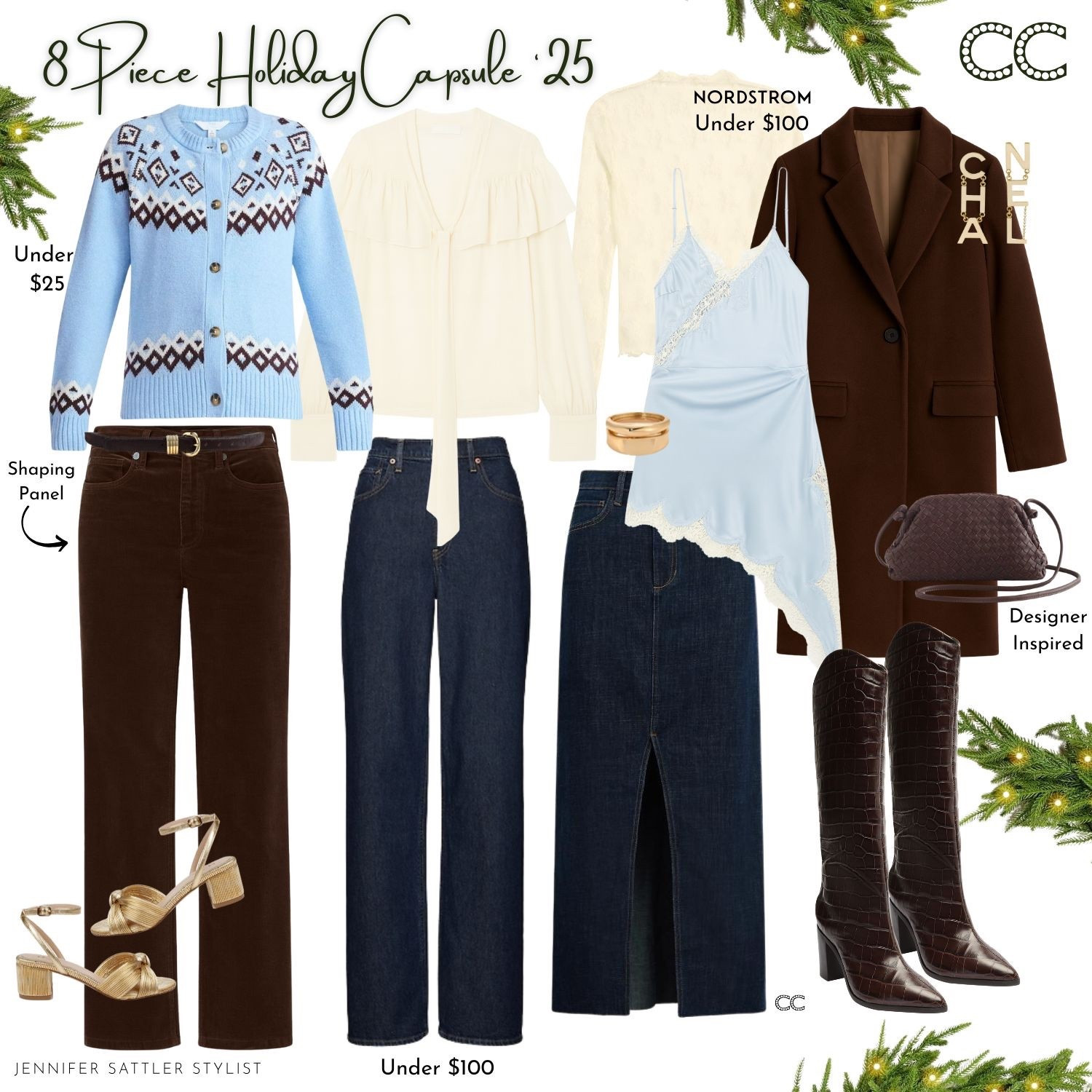 Throwing a fit  never looks so good. The eight piece holiday capsule you’ll wear everywhere now on closetchoreography.com.