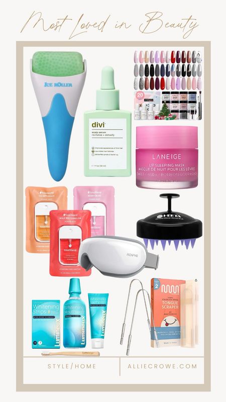 The best amazon beauty products I swear by! Featuring an ice roller, divi scalp serum, laniege lip mask, the best teeth whitening system, dip nail polish starter kit and more great beauty and skin care products!
5/31

#LTKGiftGuide #LTKFindsUnder100 #LTKBeauty