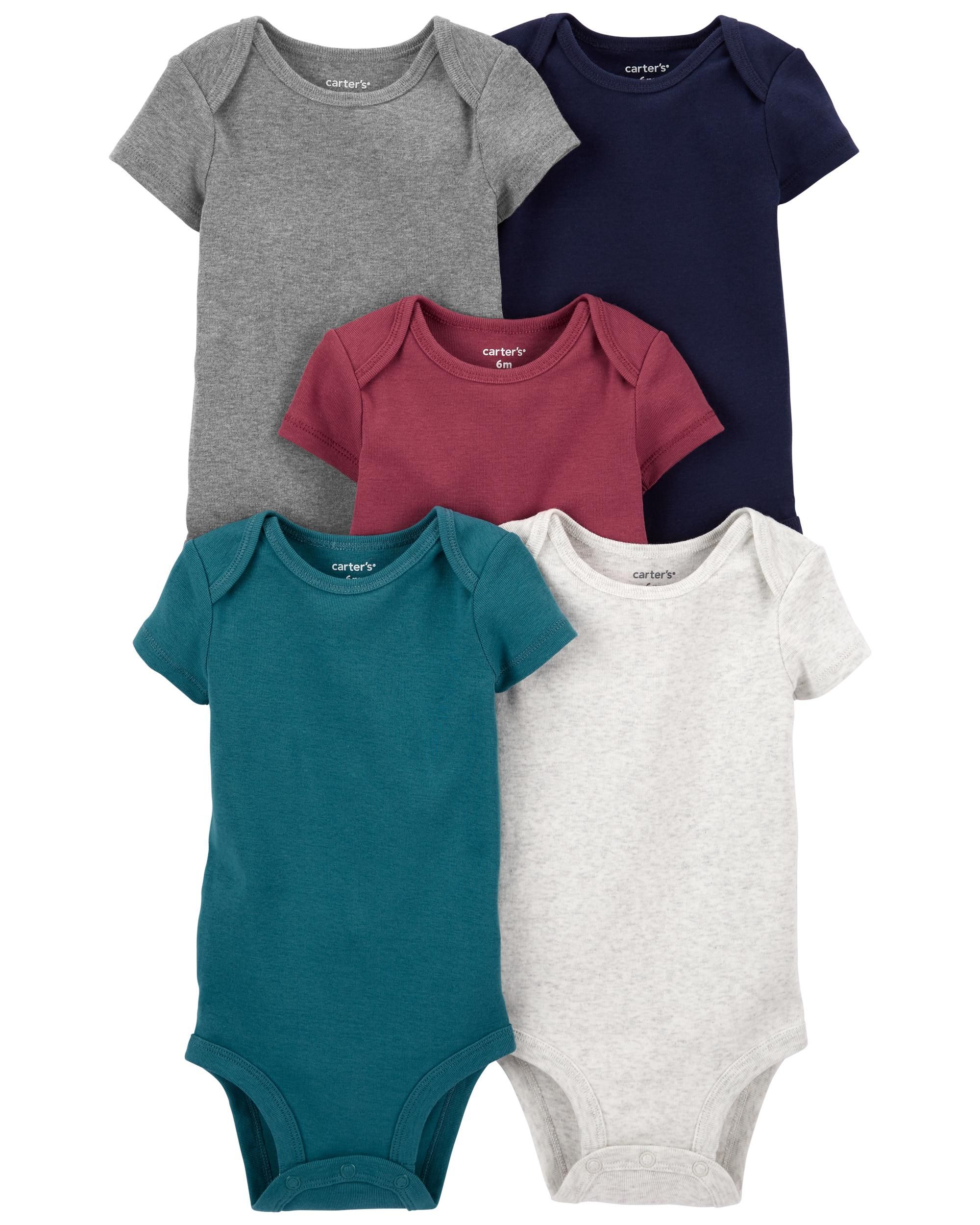 5-Pack Short-Sleeve Bodysuit | Carter's