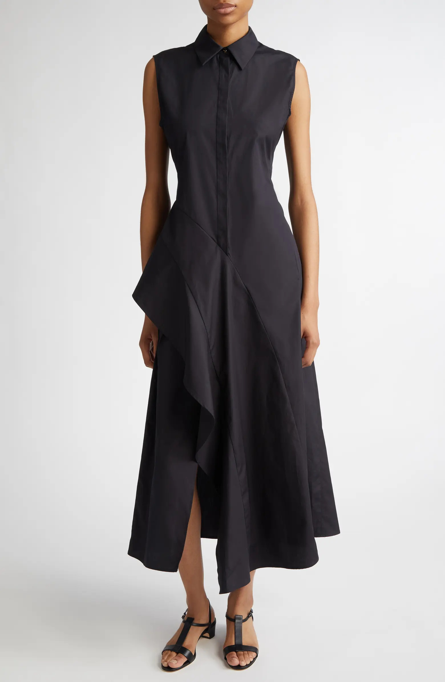 Keras Poplin Midi Shirtdress | Nordstrom