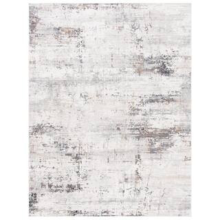 SAFAVIEH Amelia Ivory/Gray 9 ft. x 12 ft. Abstract Area Rug ALA448A-9 - The Home Depot | The Home Depot