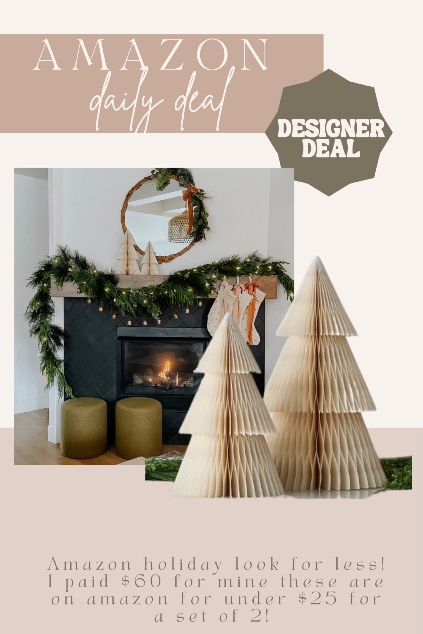 I love using these paper trees for holiday decor every Christmas. I paid way more for mine! These will go fast on amazon

#LTKSeasonal #LTKHoliday #LTKhome