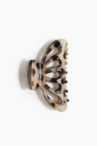 H & M - Plastic Hair Claw - Beige | H&M (US + CA)