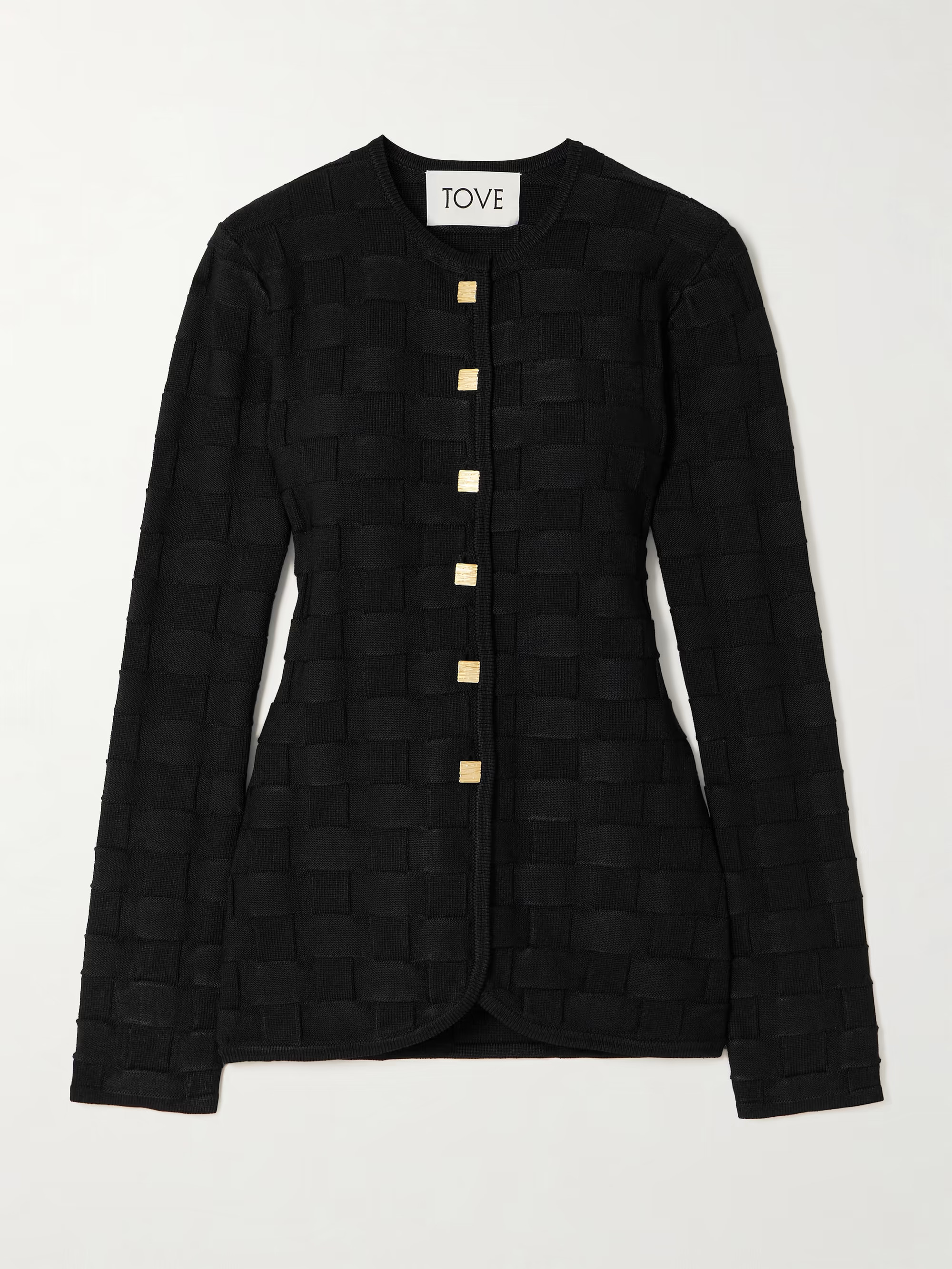 Uma checked jacquard-knit cardigan | NET-A-PORTER (UK & EU)