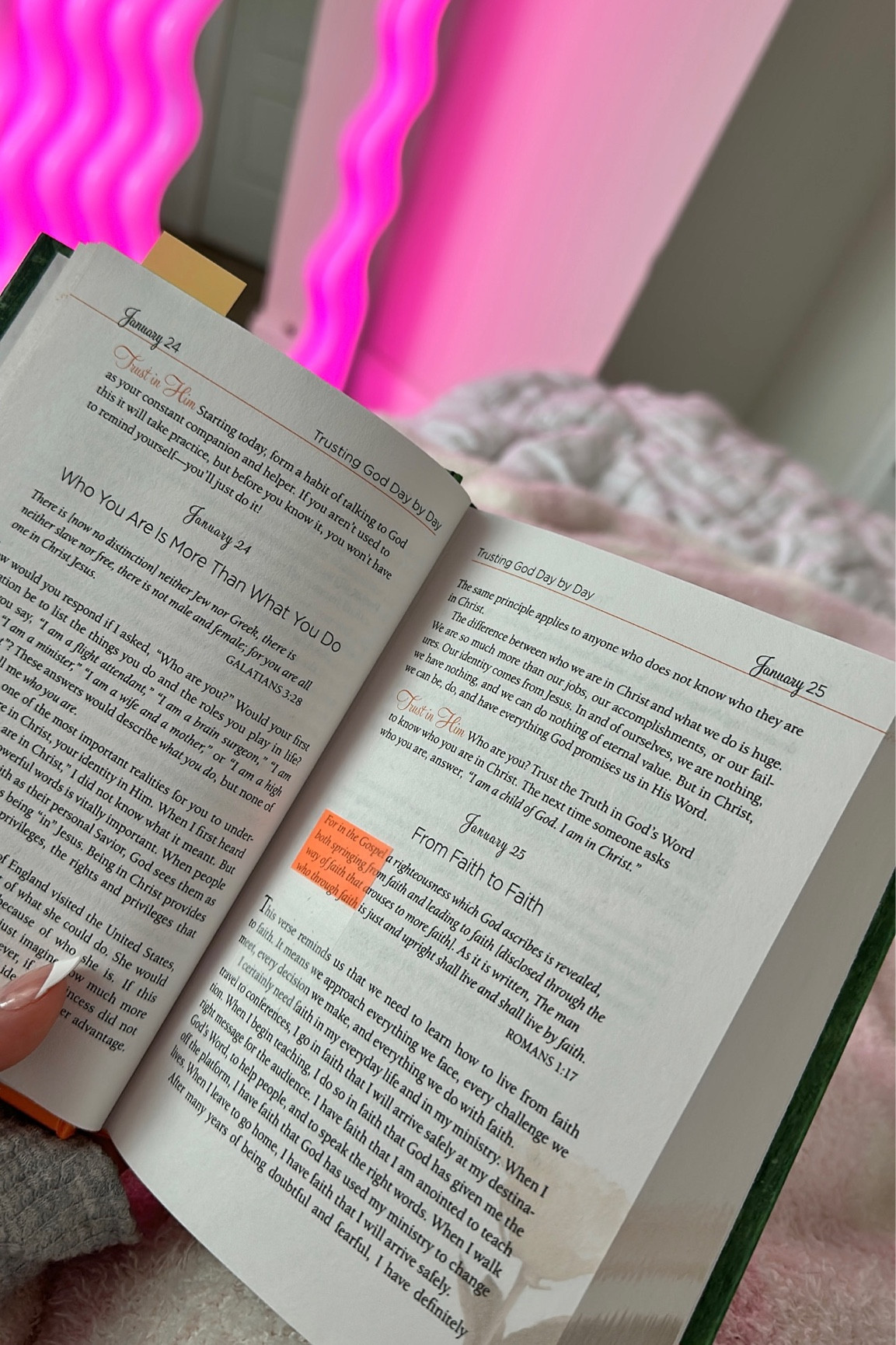 the BEST daily devotional🤍my best purchase by far for 2024 - Trusting God Day by Day: 365 Daily Devotions by Joyce Meyer (second link is just the one I wanna buy next) 



Books, devotional, amazon finds, wellness journal, Bible, wellness finds 

#LTKfindsunder50 #LTKsalealert #LTKhome #LTKfamily #LTKU #LTKGiftGuide