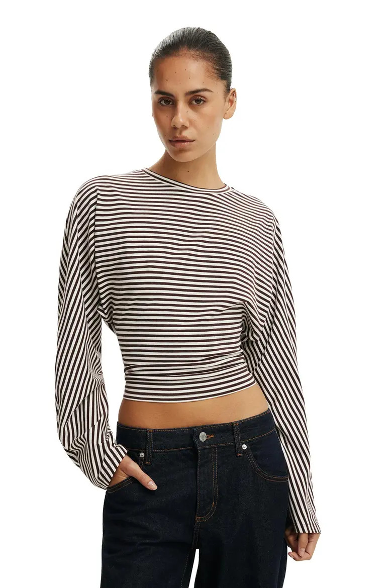 Cotton On Women's Blair Batwing Long Sleeve in Black at Nordstrom, Size X-Small | Nordstrom