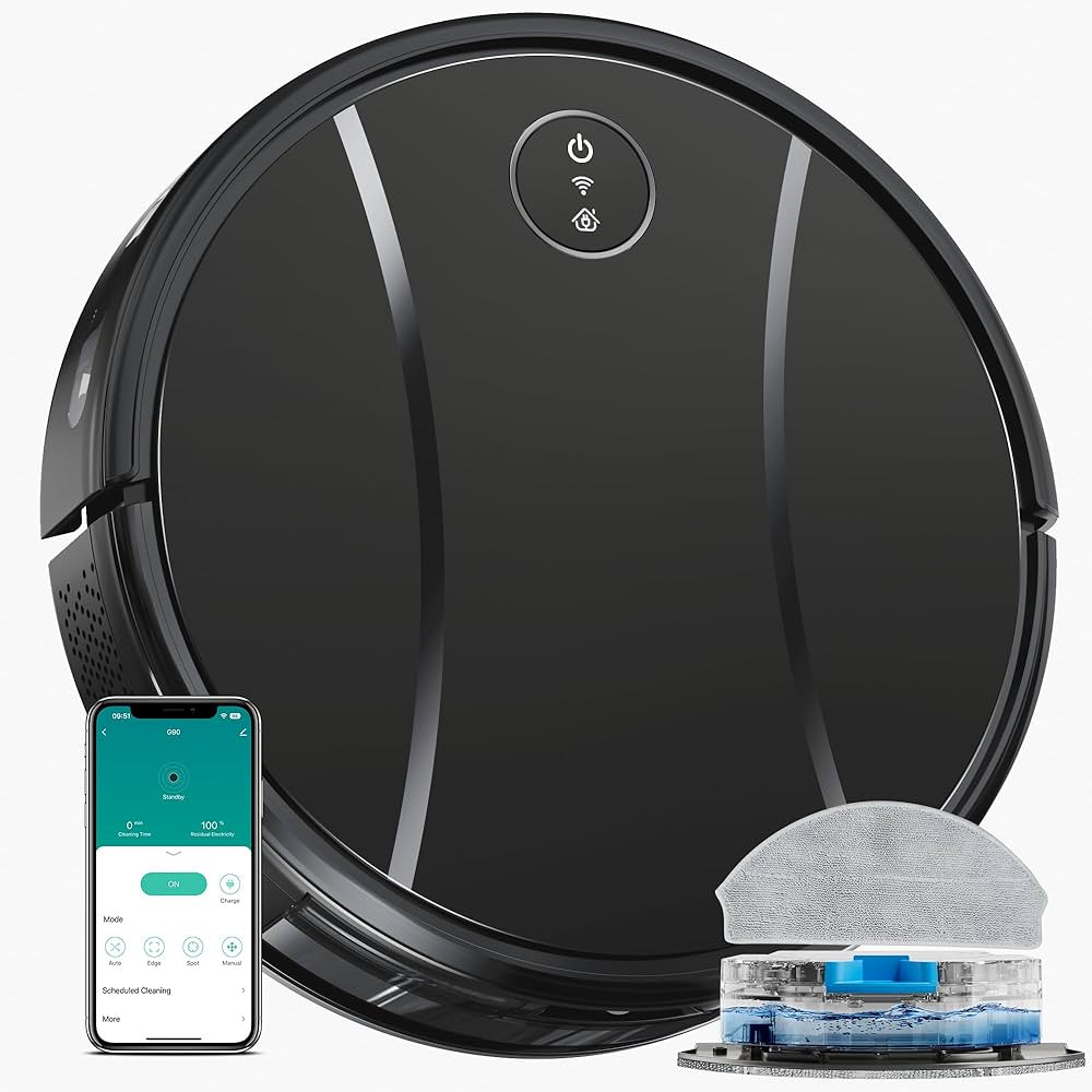 Robot Vacuum and Mop Combo,4200Pa Powerful Robotic Vacuum Cleaner with Self-Charging, Home Automa... | Amazon (US)