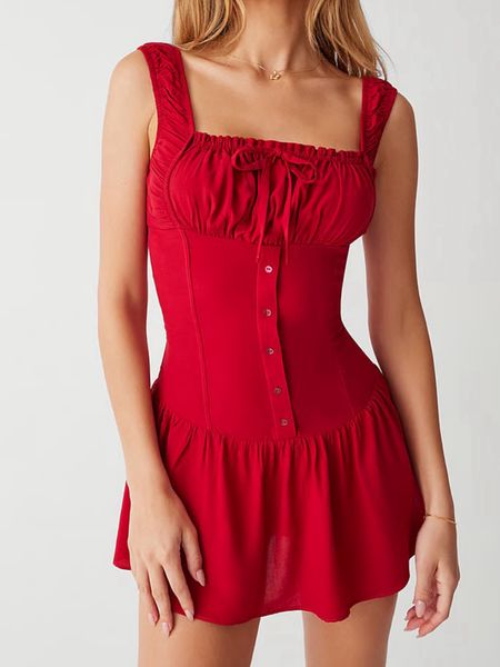 Red dress
Summer dress 

#LTKSeasonal #LTKStyleTip #LTKParties