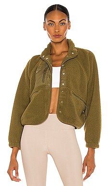 Free People X FP Movement Hit The Slopes Jacket in Army from Revolve.com | Revolve Clothing (Global)