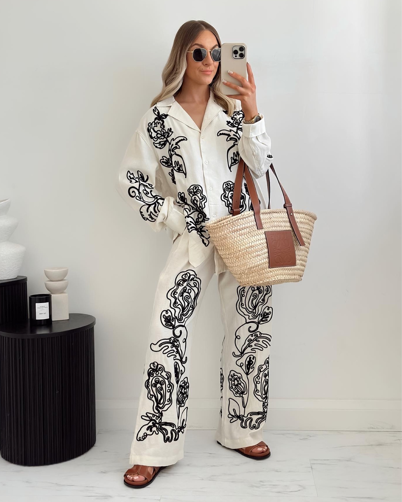 Another holiday outfit that I can’t wait to wear 😍
I’m wearing an XS in the shirt and the trousers. 

#hmxme

#LTKeurope #LTKstyletip #LTKshoecrush