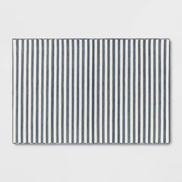 Narrow Wornstripe Woven Outdoor Rug - Threshold™ | Target