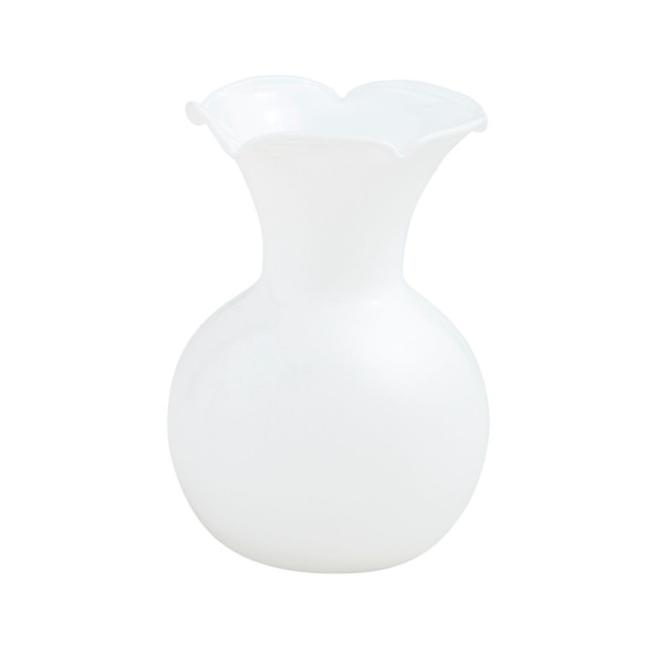 White Ruffle Bud Vase | Mud Pie