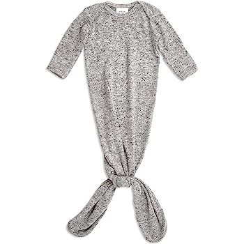 aden + anais Snuggle Knit Knotted Newborn Baby Gown, Super Soft and Stretchy Gown with Mitten Cuf... | Amazon (US)