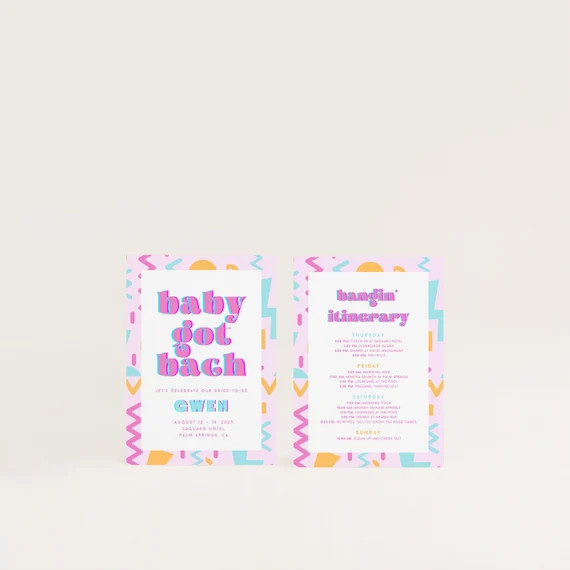 90s Bachelorette Party Invitation  90s Party Invitation  90s - Etsy | Etsy (US)