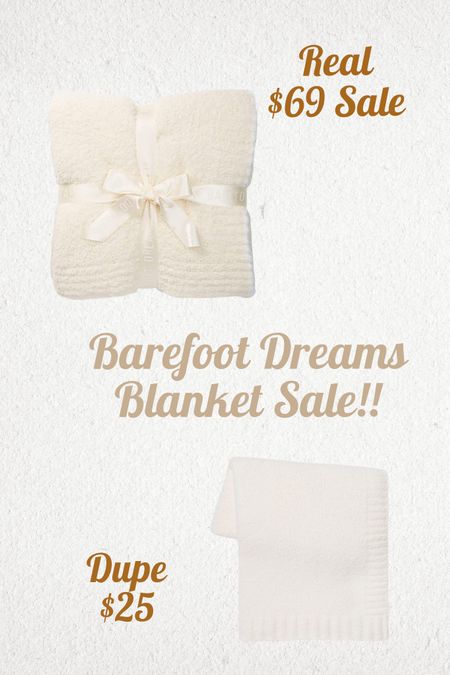 Barefoot Dreams Blanket SALE! 
Go grab one while they are in stock!!!! 

#LTKsalealert #LTKunder100 #LTKhome