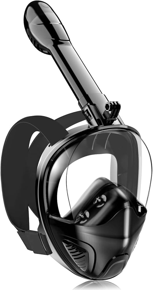 Full Face Snorkel Mask for Adults Teen, Snorkeling Gear with Detachable Camera Mount,Panoramic 18... | Amazon (US)