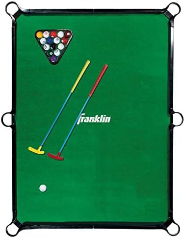 Franklin Sports Billiards Mini Putt Golf - Mini Golf + Pool Combo Game - Fun Indoor + Outdoor Fam... | Amazon (US)