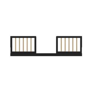 Universal Black with Driftwood Toddler Safety Guardrail Dowel Kit | The Home Depot