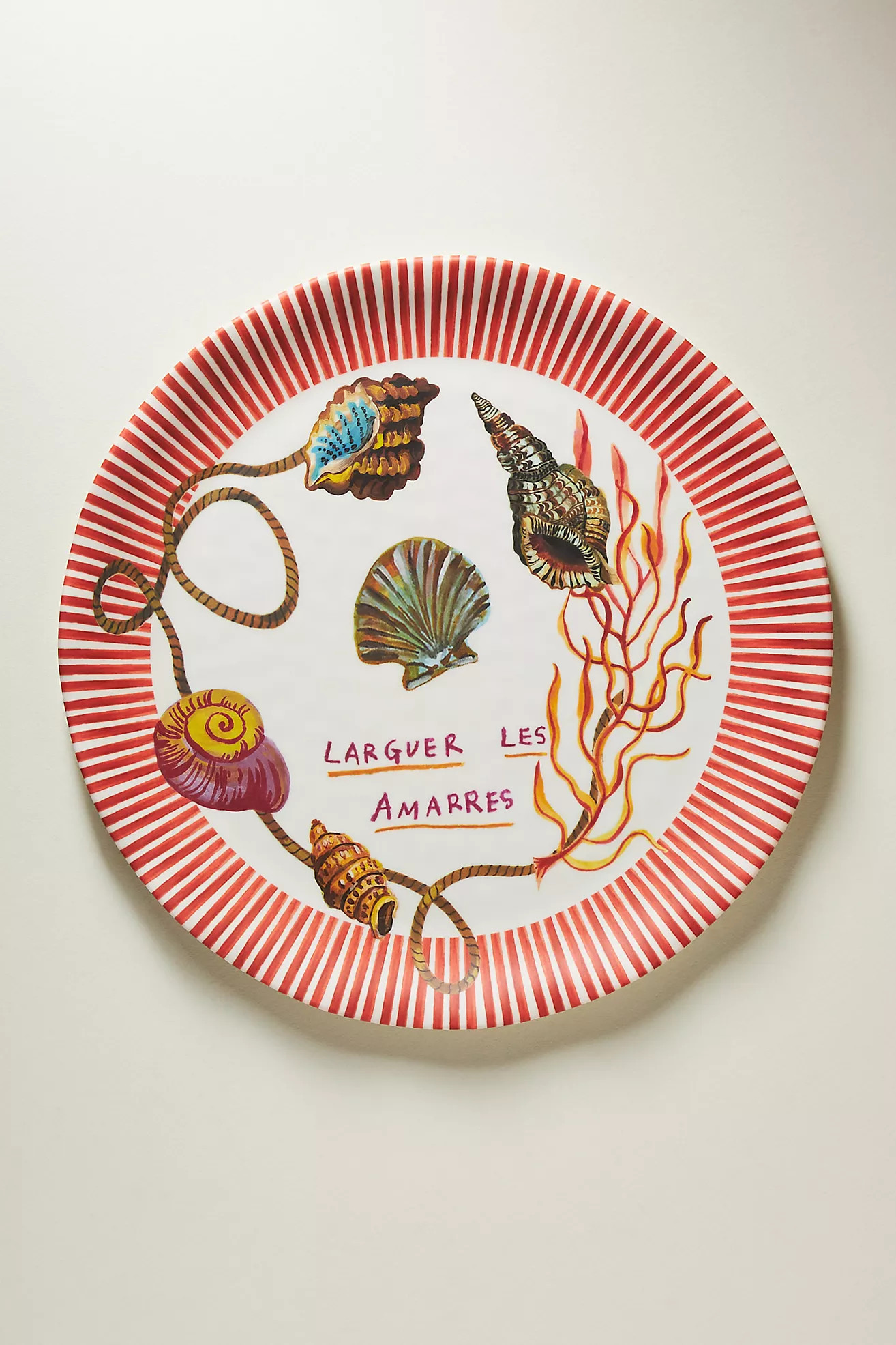 Nathalie Lete By the Sea Melamine Dinner Plate | Anthropologie (US)