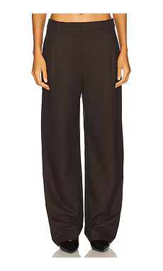 SAMSOE SAMSOE Saagneta Trousers in Black Coffee from Revolve.com | Revolve Clothing (Global)