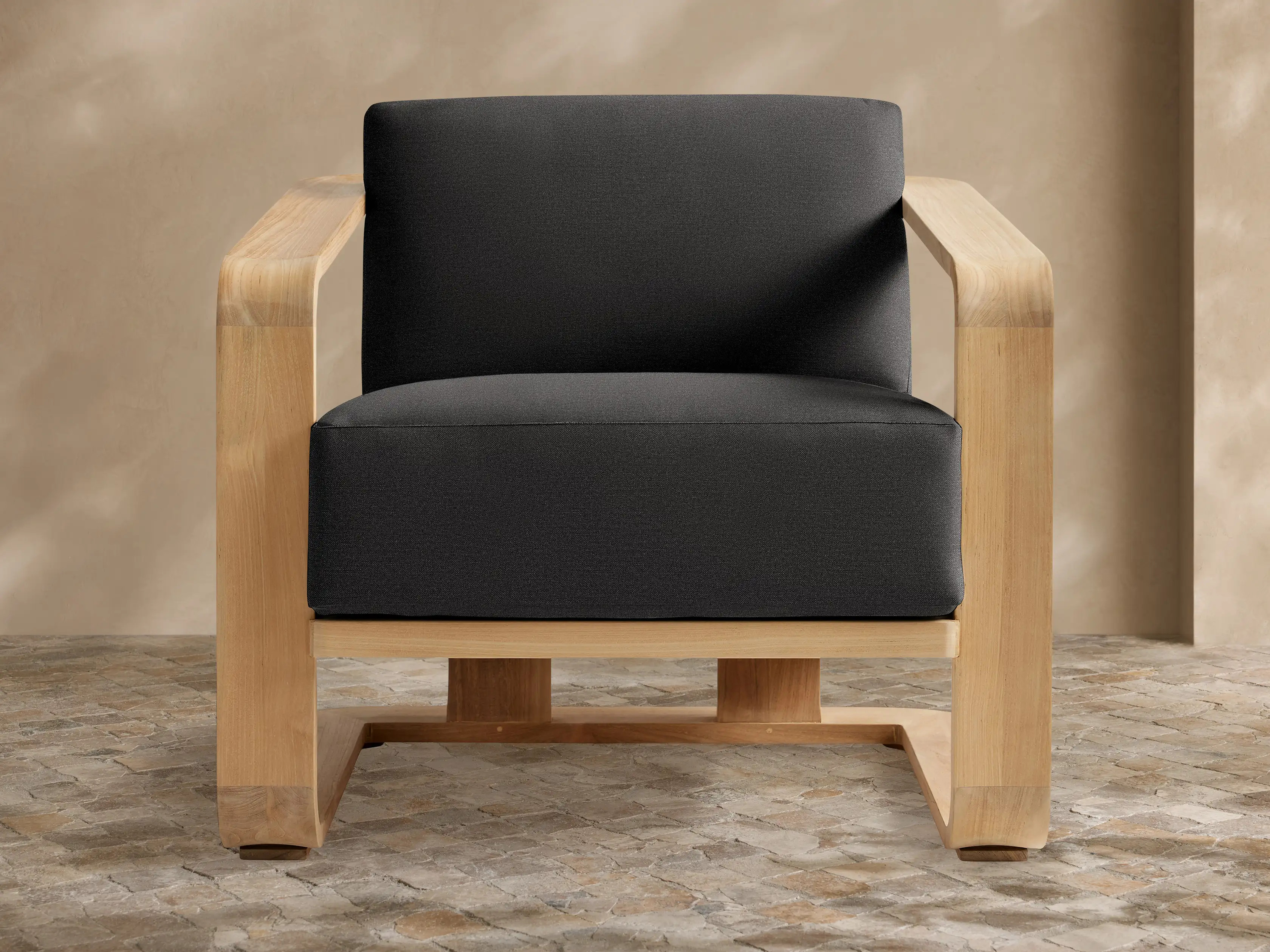 Sonoma Outdoor Lounge Chair in Rosemount Graphite | Arhaus