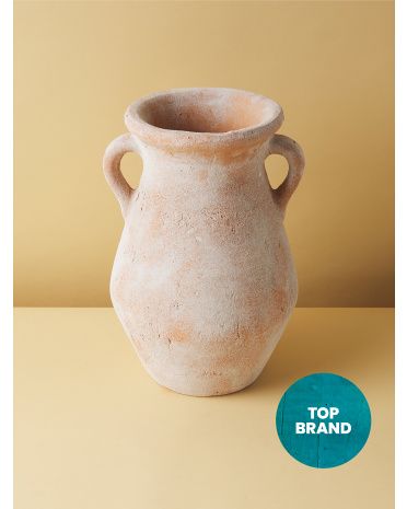 14in Terracotta Vase | HomeGoods
