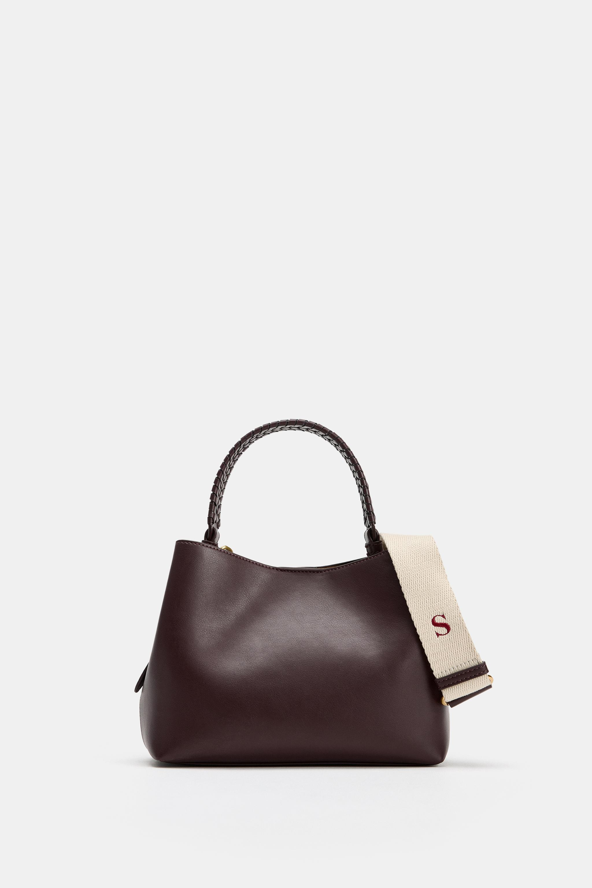 BRAIDED HANDLE HANDBAG | Zara US