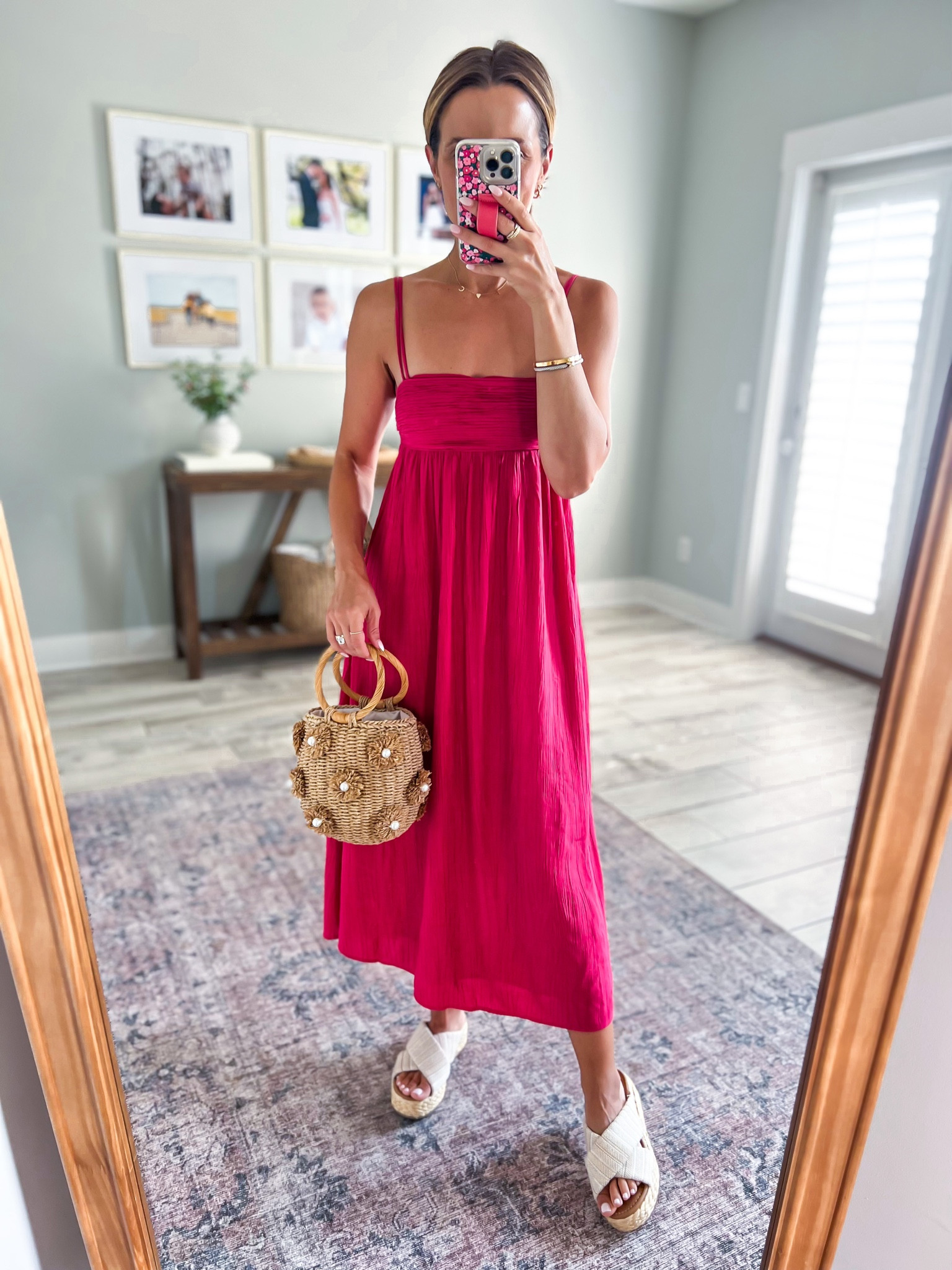 Crinkle Textured Maxi Dress curated on LTK