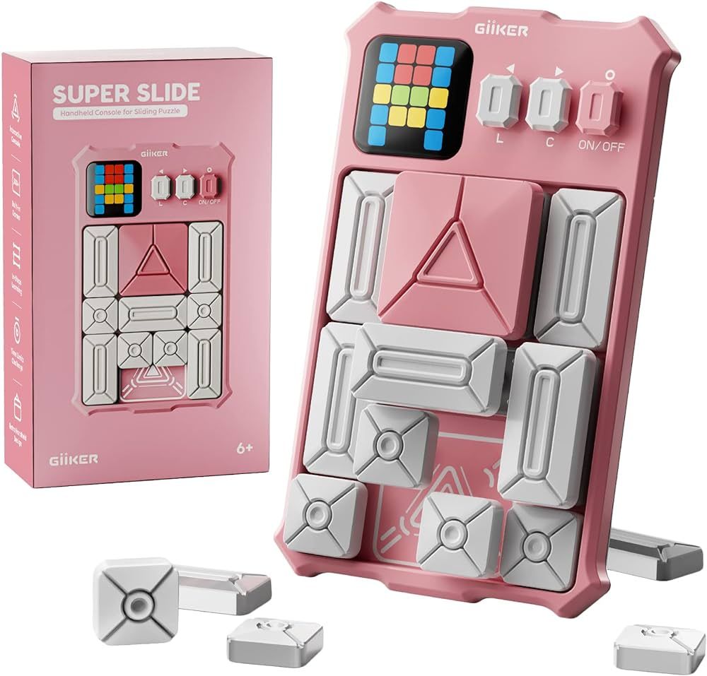 GiiKER Super Slide Puzzle Games, Original 500+ Challenges Brain Teaser Puzzle, Toys for Kids, Tra... | Amazon (US)