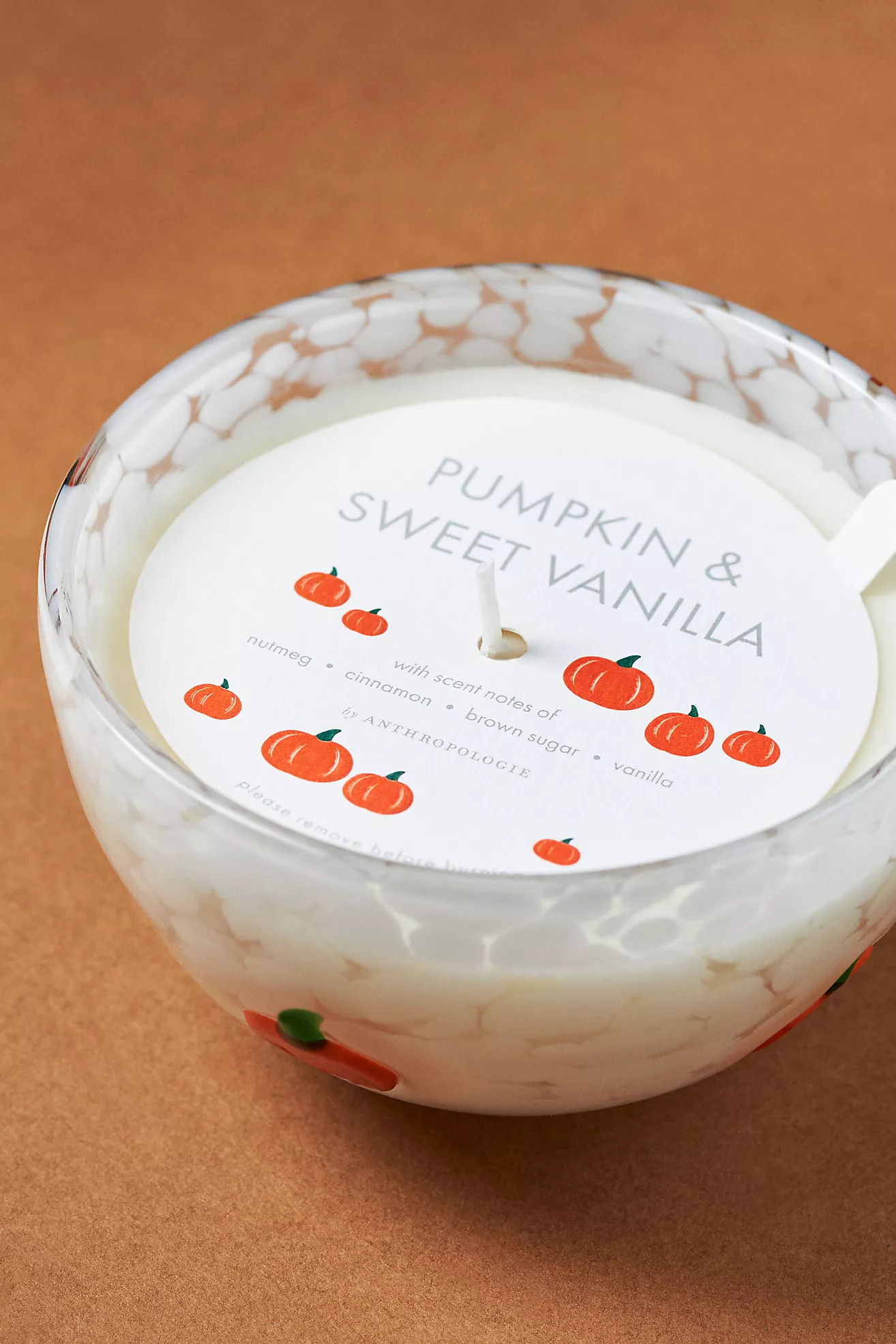 Icon Pumpkin & Sweet Vanilla Glass Candle | Anthropologie (US)