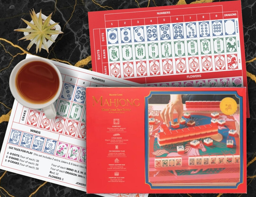 American Mah Jongg Tile Guide for Sams Club Lunar New Year of the Horse Joyc Tiles – Printable ... | Etsy (US)