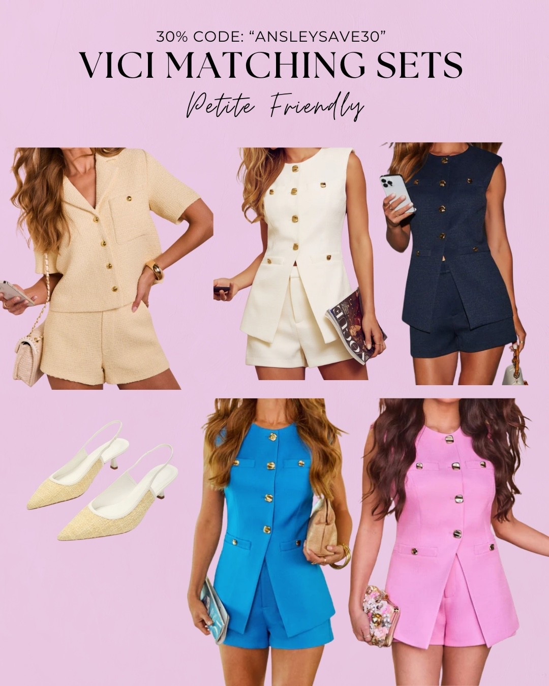 Matching Sets @VICI 

Matching sets, petite fashion, Vici, workwear

#LTKPetite #LTKWorkwear #LTKootd