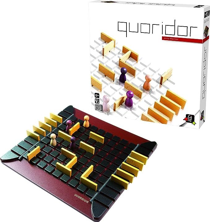 Quoridor | Abstract Strategy Game for Adults and Familes | Ages 8+ | 2 to 4 Players | 15 Minutes | Amazon (US)