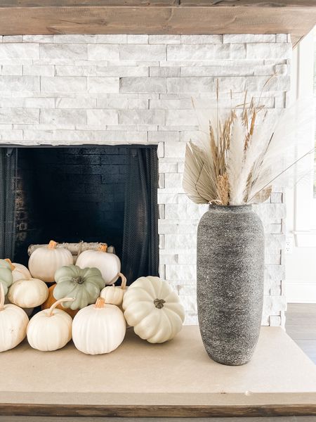 Layering in all the Fall textures while styling this hearth🍂

#LTKSeasonal #LTKstyletip #LTKhome