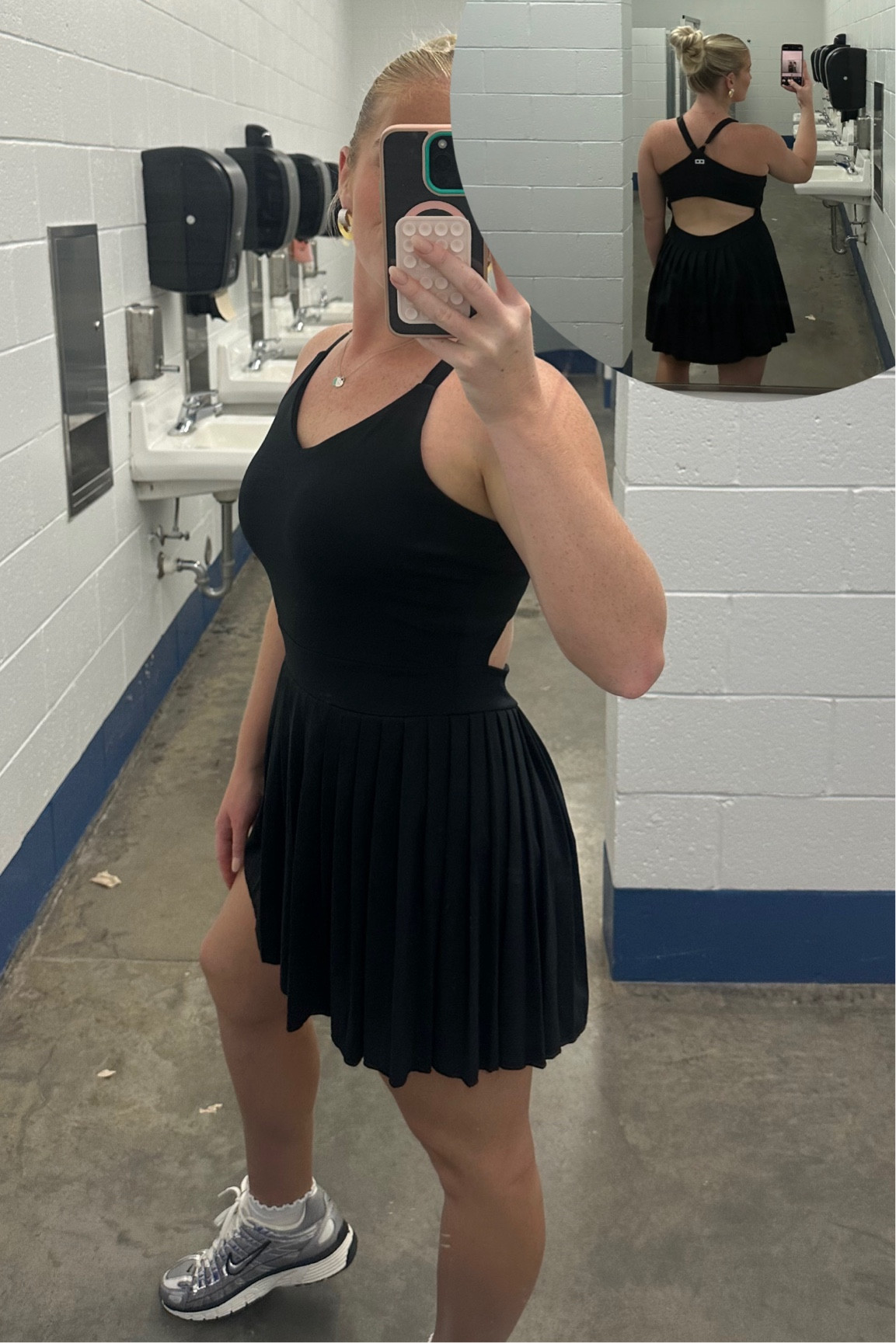 In loveeee with this new Gold Hinge athletic dress🙌🏼 wearing a L for reference but it is a little big in the back for me and I tightened the straps all the way so I would do a M if I could get it in another color too! Perfect dress for tennis, pickleball, etc 

#LTKShoeCrush #LTKStyleTip #LTKFitness