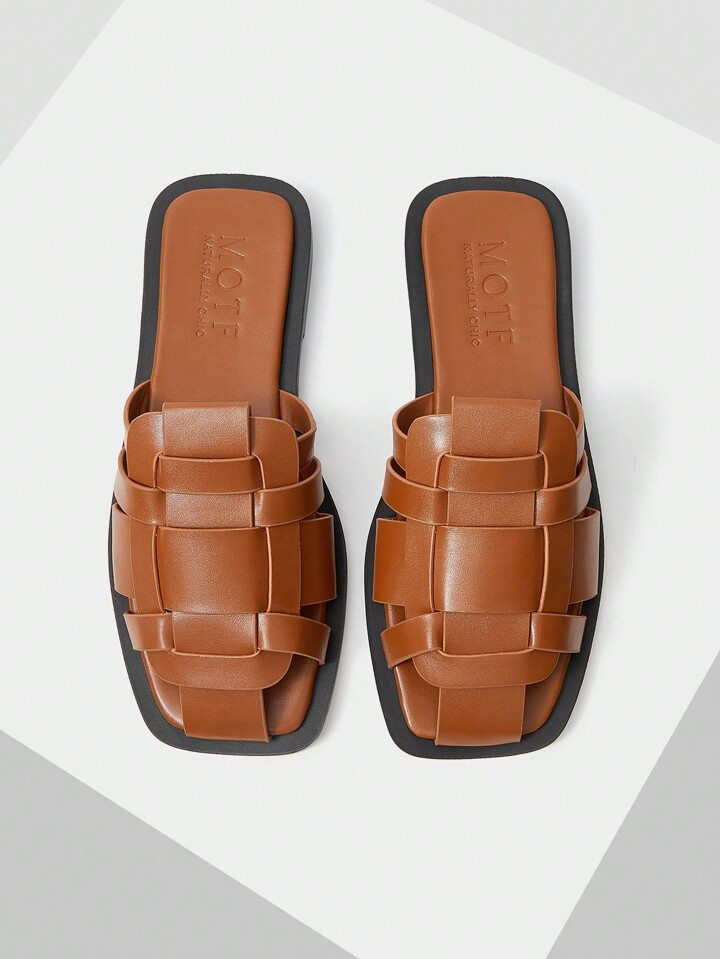 $28.99            Free Gift With Orders Over $60.00 MOTF PREMIUM BRAIDED COMFORTABLE FLAT SANDALS... | SHEIN