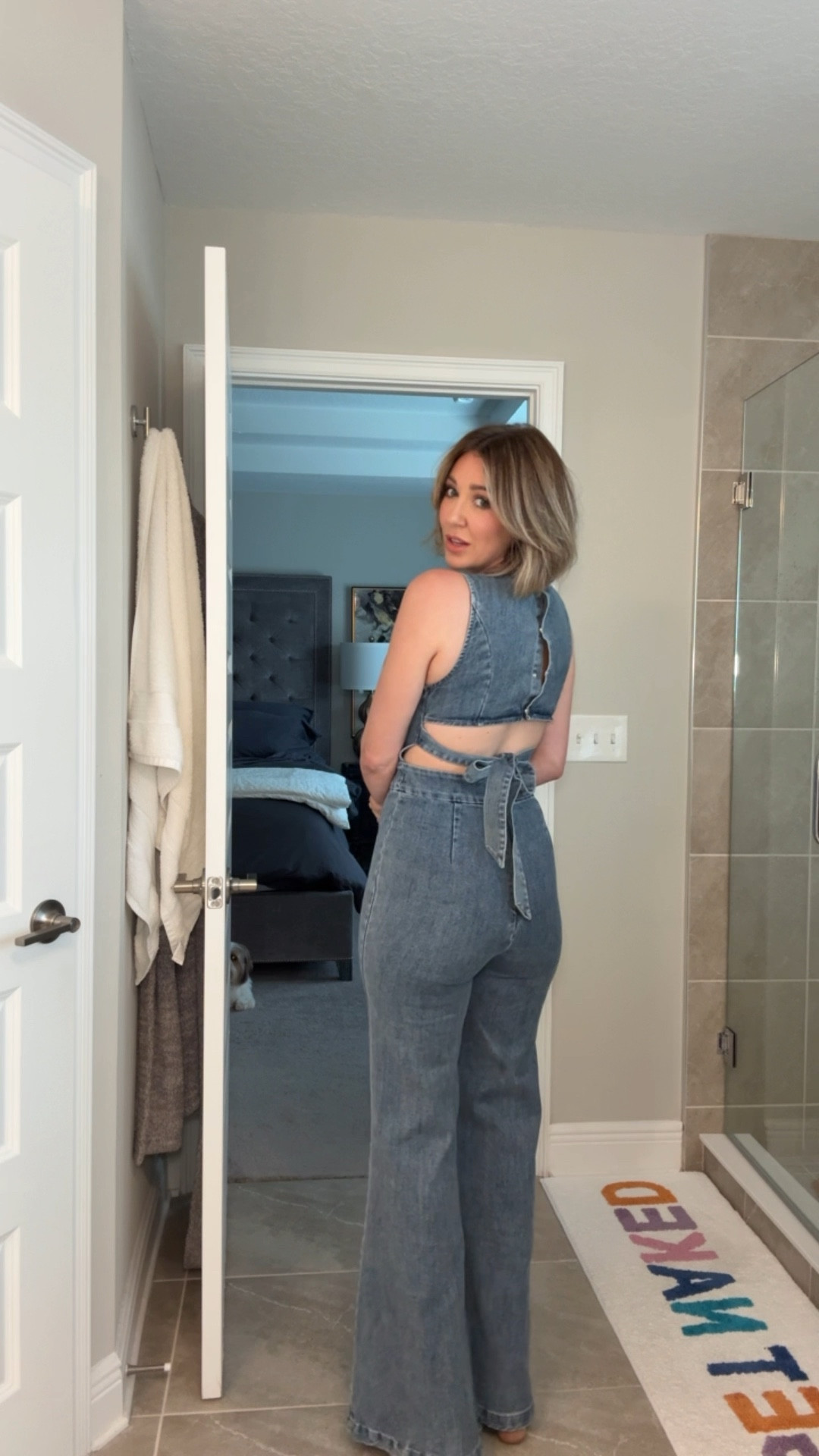 The back of this jumpsuit!! Wearing a medium

#LTKStyleTip #LTKxVICI