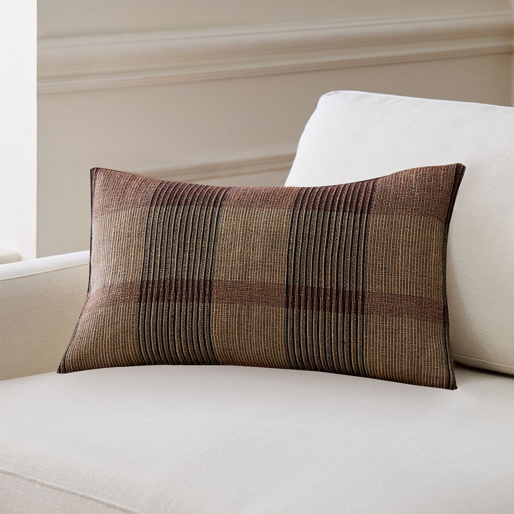 Graphic Plaid Pillow Cover | West Elm (US)
