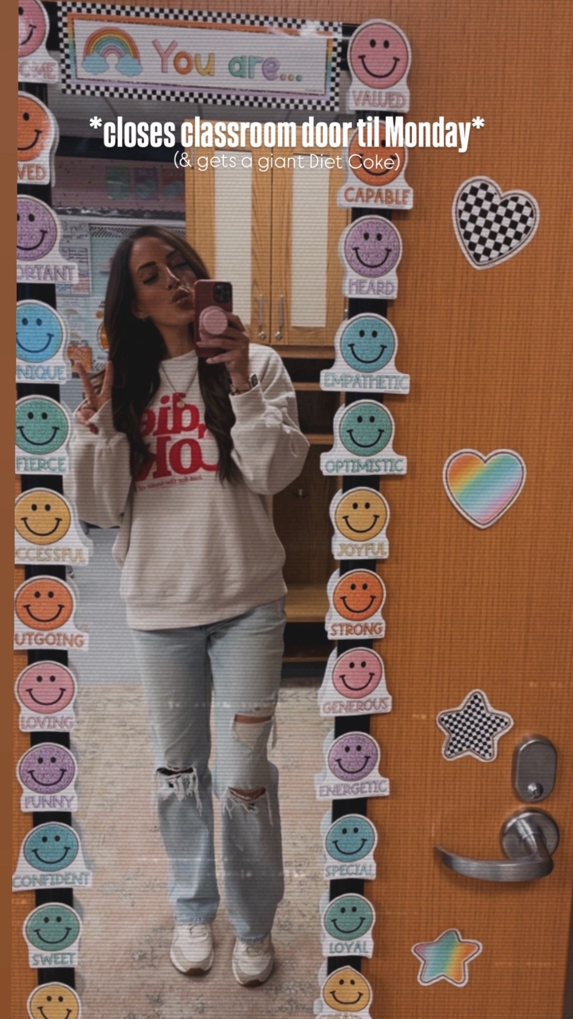 Diet Coke over Everything

Abercrombie
Casual work outfit
Teacher outfit
Diet Coke
Cozy
Neutral sneakers
Nike
Teacher decor
Classroom decor 

#LTKootd #LTKGiftGuide #LTKCyberWeek