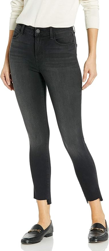 Skinnygirl Women's High Rise Straight Leg Ankle | Amazon (US)