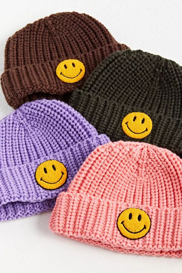 Market X Smiley Patch Beanie | Urban Outfitters (US and RoW)