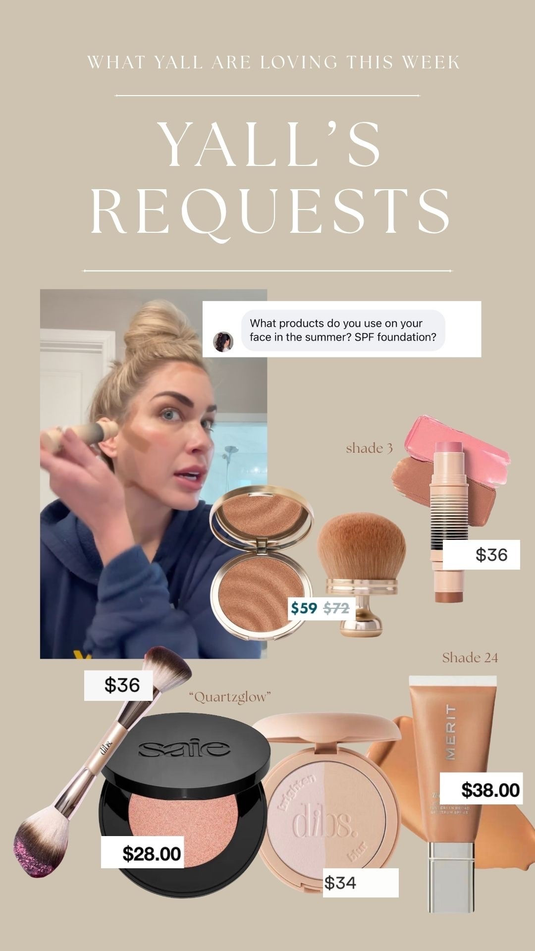 My go to, can’t live without fabulous beauty products I LOVE!



Beauty routine, makeup products, affordable, makeup, beauty, GRWM

#LTKBeauty #LTKgrwm #LTKdayinmylife