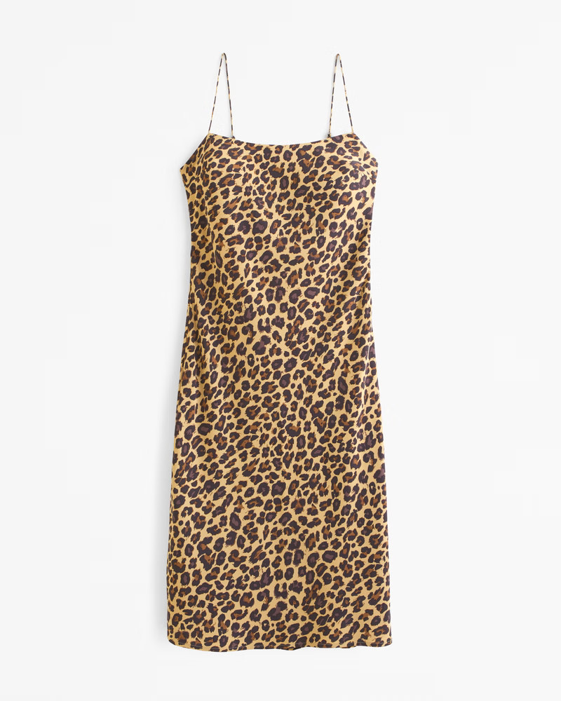 Slip Midi Dress | Abercrombie & Fitch (US)