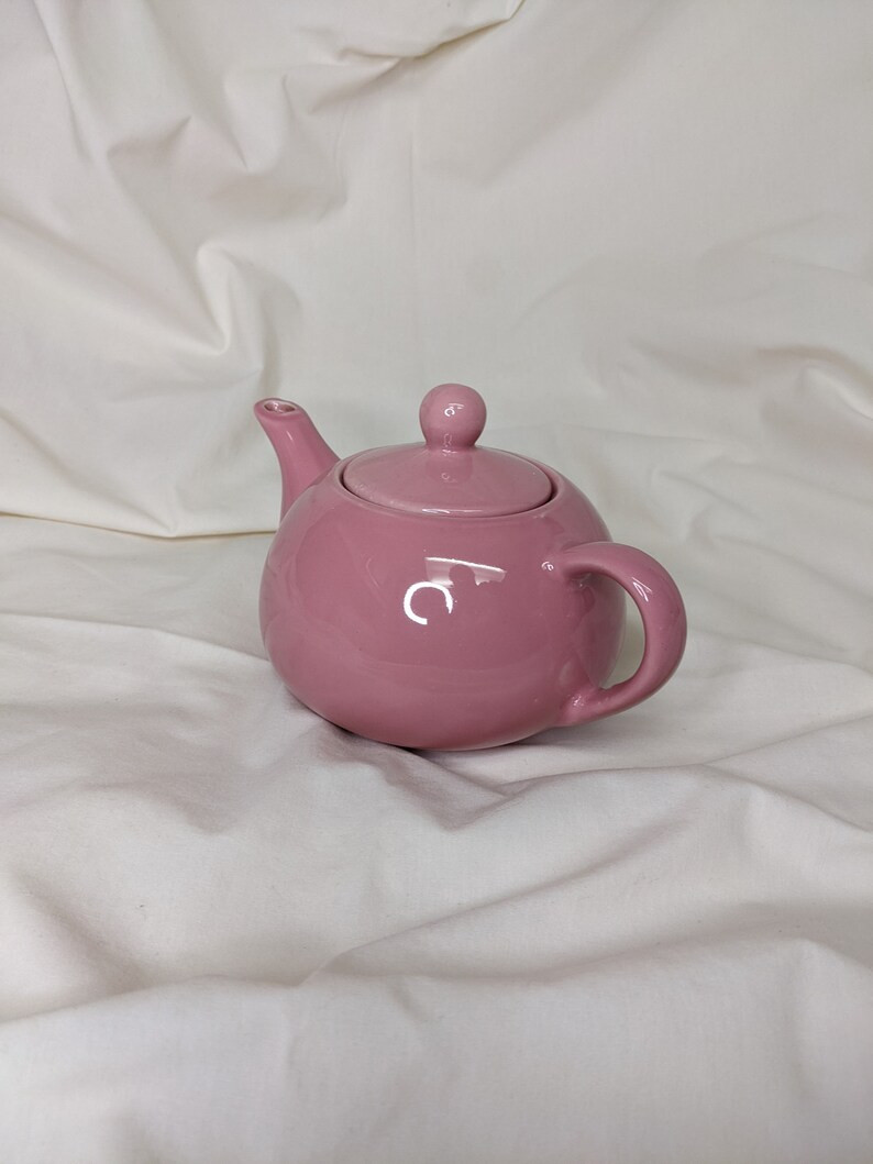 Pink Ceramic Tea Pot | Etsy (CAD)